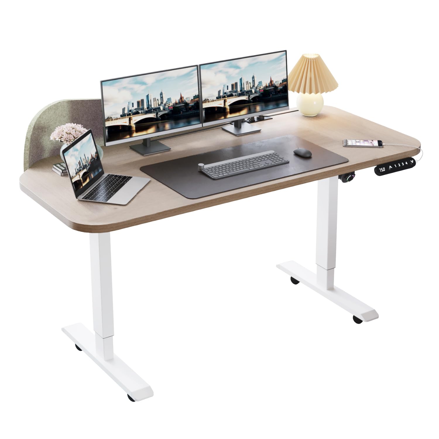 新品 未開封 Radlove 電動 昇降式 パソコン デスク 120 × 60 Amazon | Radlove パソコンデスク 電動昇降式 デスク 幅120CM